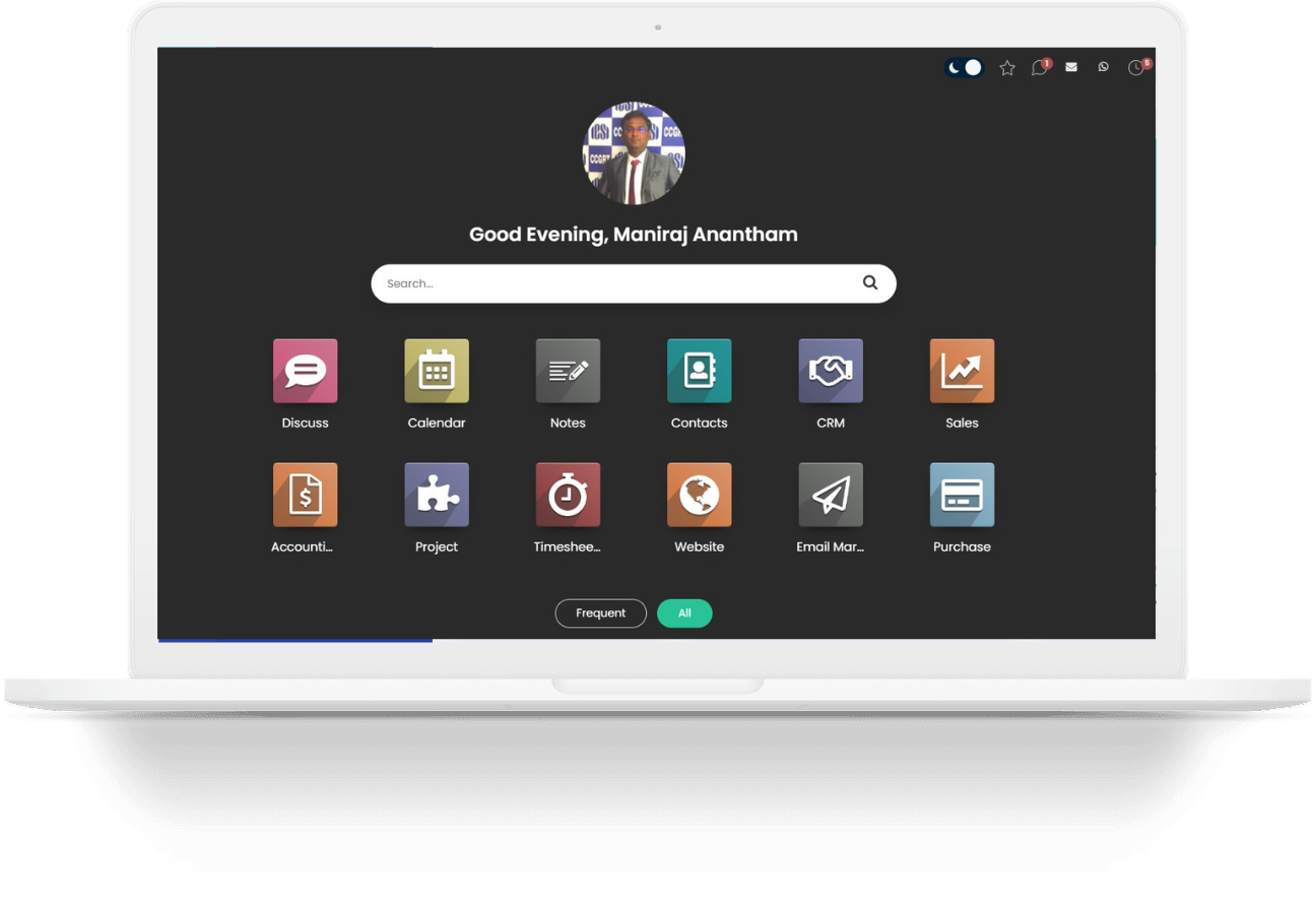 accountsrobo dashboard